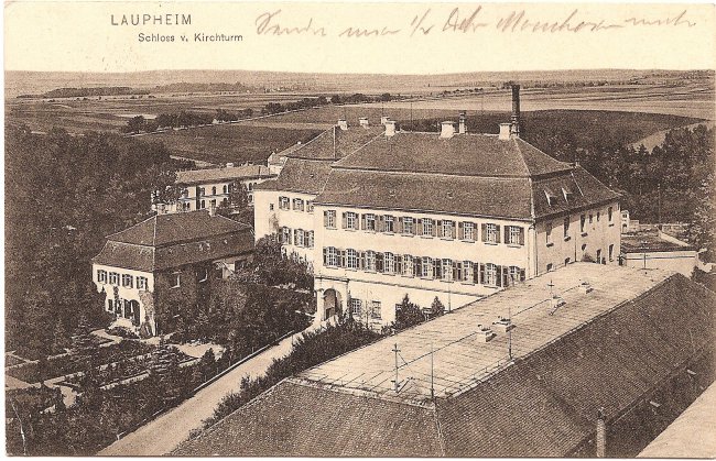 Laupheim (Vorderseite der Ansichtskarte)