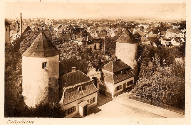 Laupheim (Vorderseite der Ansichtskarte)