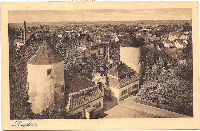 Laupheim (Vorderseite der Ansichtskarte)