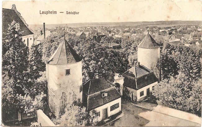 Laupheim (Vorderseite der Ansichtskarte)