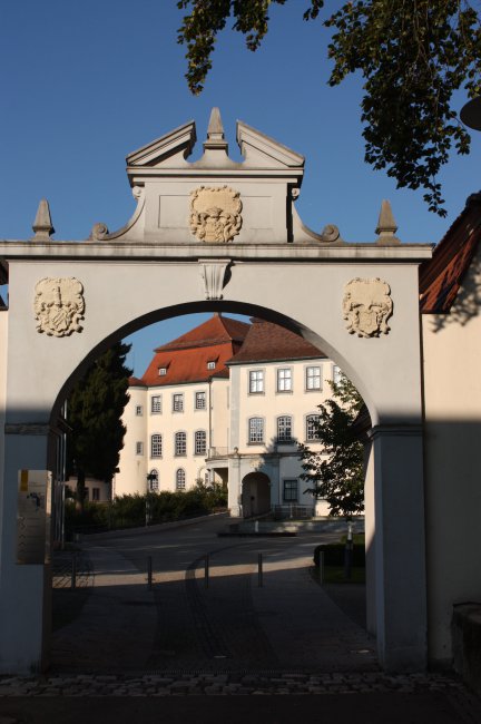 Laupheim Schloßeingang (heutige Ansicht)