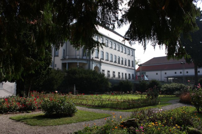 Laupheim Partie am Schlosspark (heutige Ansicht)