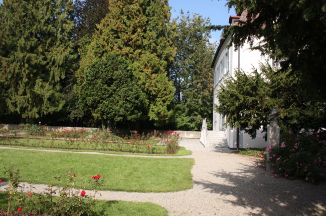 Laupheim Partie im Schlossgarten (heutige Ansicht)