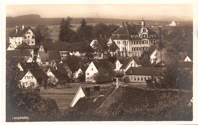 Laupheim (Vorderseite der Ansichtskarte)