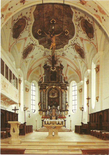 St. Peter und Paul Kirche (Vorderseite der Ansichtskarte)