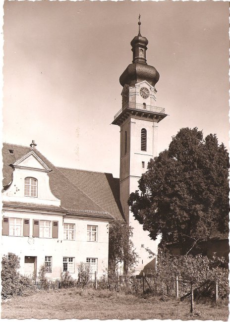 St. Peter und Paul Kirche (Vorderseite der Ansichtskarte)