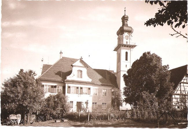 St. Peter und Paul Kirche (Vorderseite der Ansichtskarte)