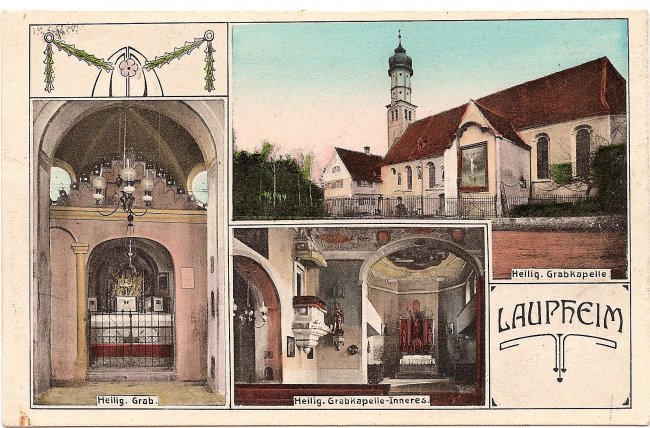 Laupheim (Vorderseite der Ansichtskarte)