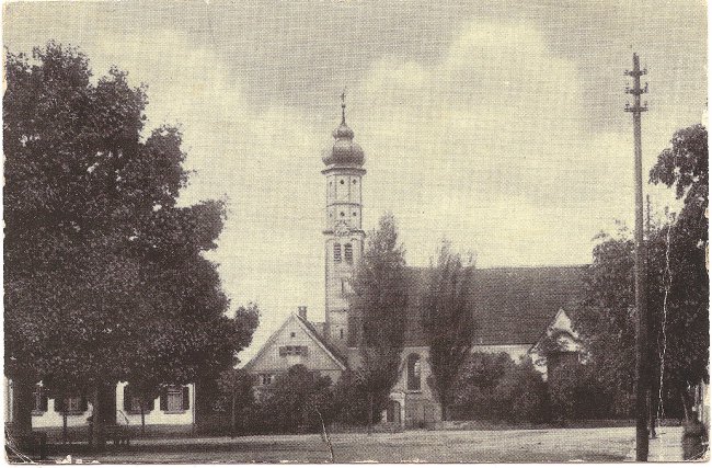 Friedhofskapelle (Vorderseite der Ansichtskarte)