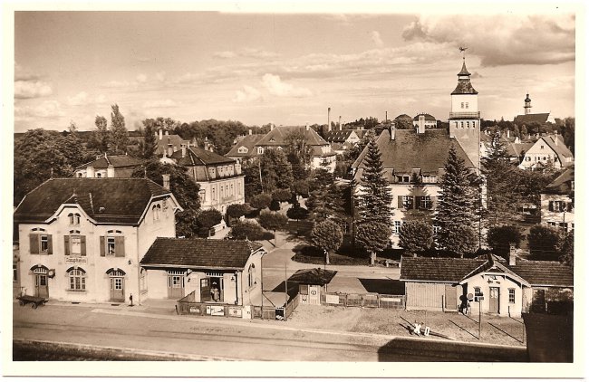 Stadtbahnhof (Vorderseite der Ansichtskarte)