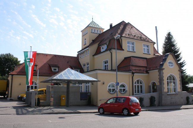 Laupheim, Neues Kgl. Postamt, Nord-Ostseite (heutige Ansicht)