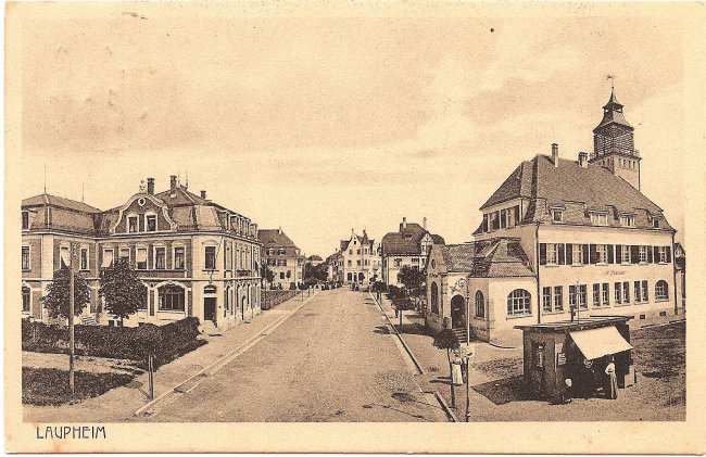 Laupheim (Vorderseite der Ansichtskarte)