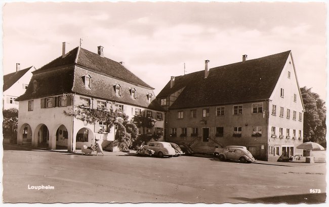 Laupheim (Vorderseite der Ansichtskarte)