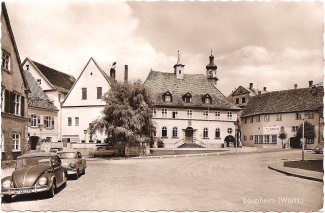 Laupheim, (Württ.) (Vorderseite der Ansichtskarte)