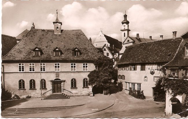 Oberer Marktplatz (Vorderseite der Ansichtskarte)