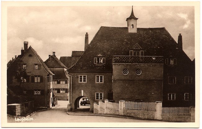 Laupheim (Vorderseite der Ansichtskarte)