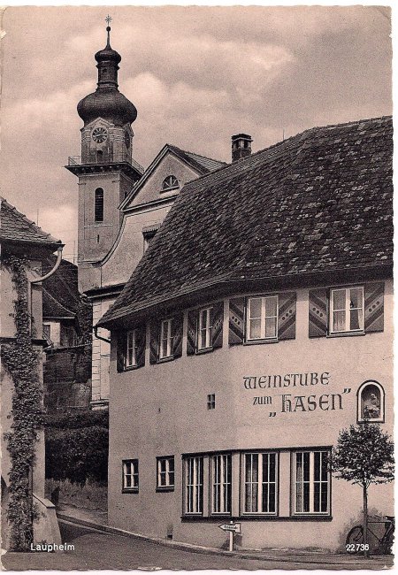 Laupheim (Vorderseite der Ansichtskarte)