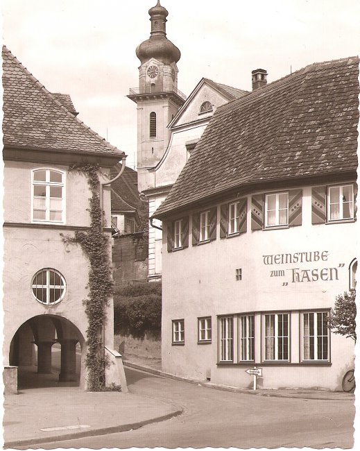 Oberer Marktplatz (Vorderseite der Ansichtskarte)