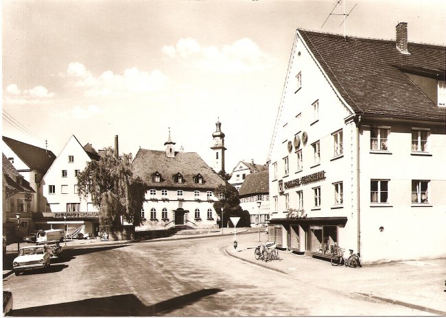 Oberer Marktplatz (Vorderseite der Ansichtskarte)