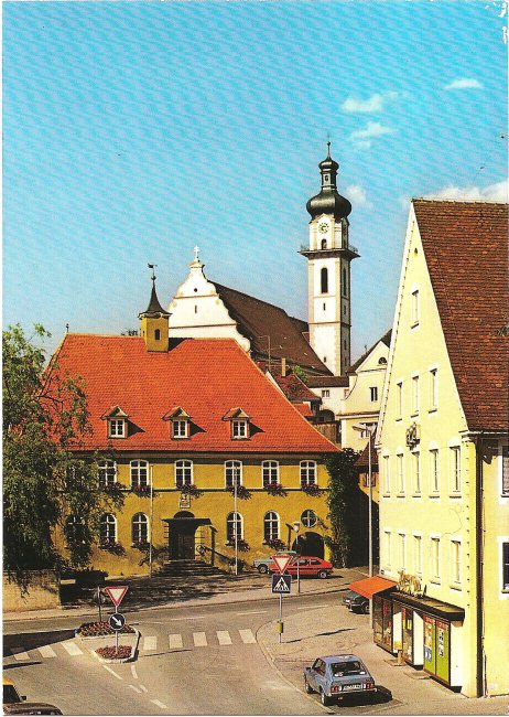 Oberer Marktplatz (Vorderseite der Ansichtskarte)