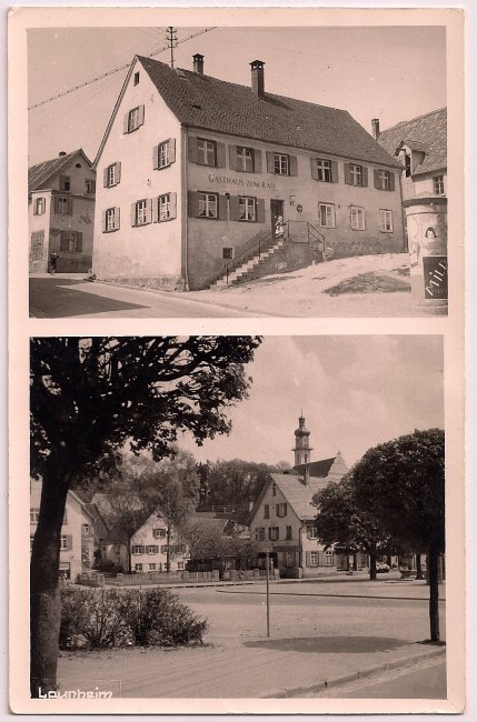 Laupheim (Vorderseite der Ansichtskarte)