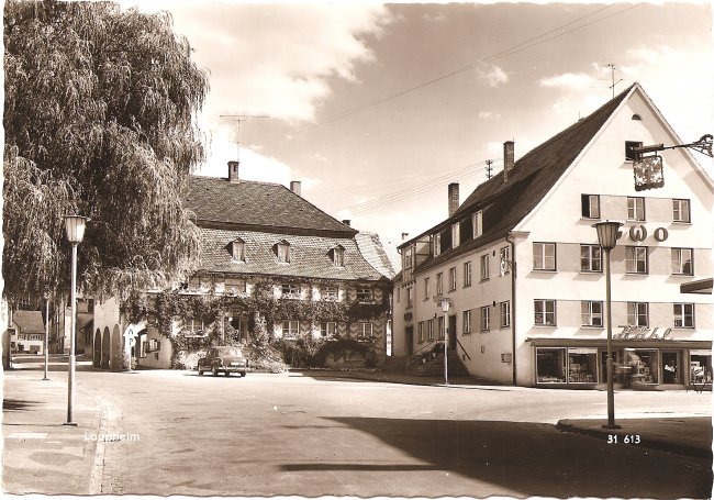 Gasthaus Mohren (Vorderseite der Ansichtskarte)