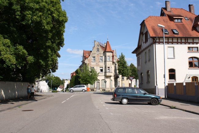 Laupheim, König-Wilhelm- und Schillerstraße (heutige Ansicht)