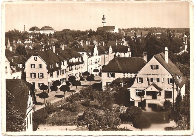 König-Wihelm-Straße (Vorderseite der Ansichtskarte)