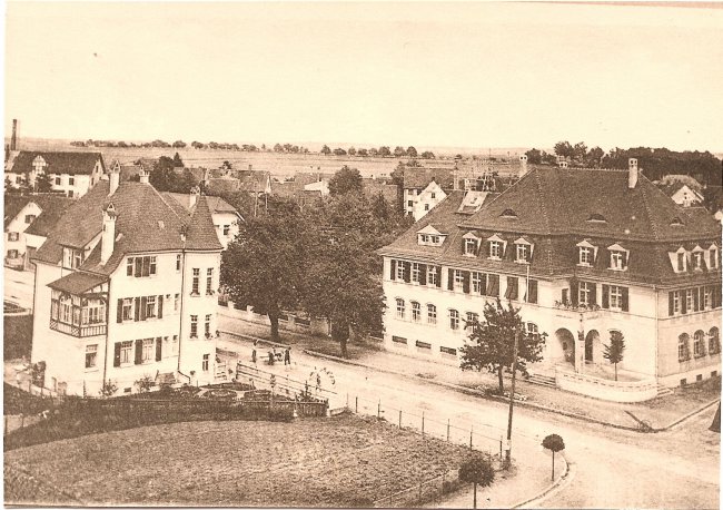 Ulmer Straße (Vorderseite der Ansichtskarte)