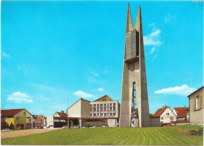 Marienkirche (Vorderseite der Ansichtskarte)