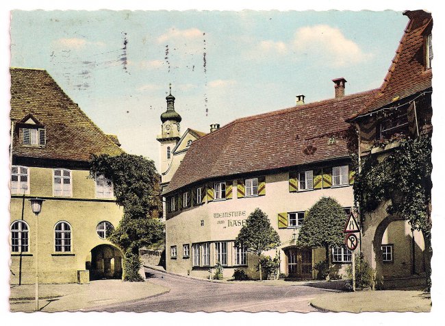 Oberer Marktplatz (Vorderseite der Ansichtskarte)