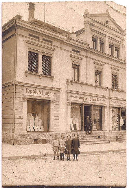 Haus Biber (Vorderseite der Ansichtskarte)