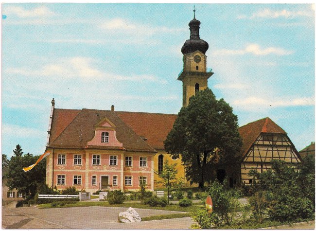 St. Peter und Paul Kirche (Vorderseite der Ansichtskarte)