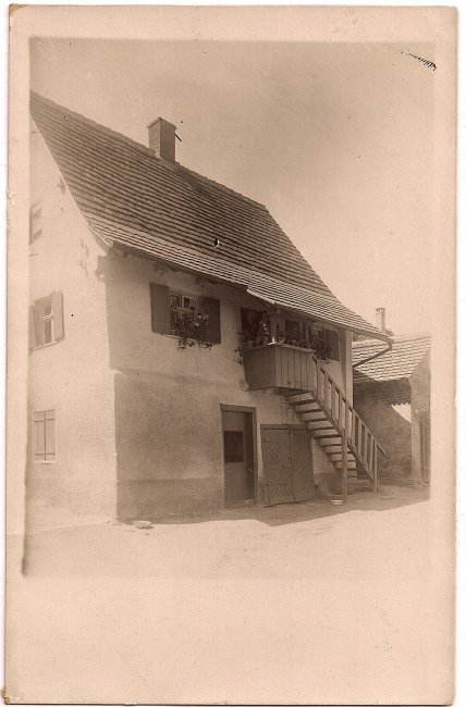 Haus Schuhmacher Gut (Vorderseite der Ansichtskarte)