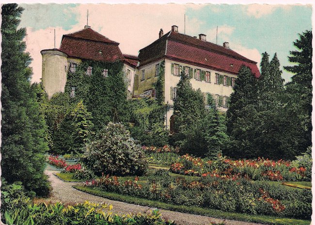 Rosengarten (Vorderseite der Ansichtskarte)