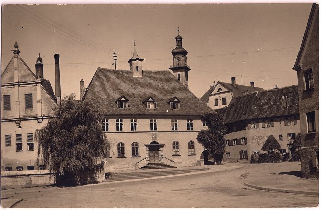 Oberer Marktplatz (Vorderseite der Ansichtskarte)