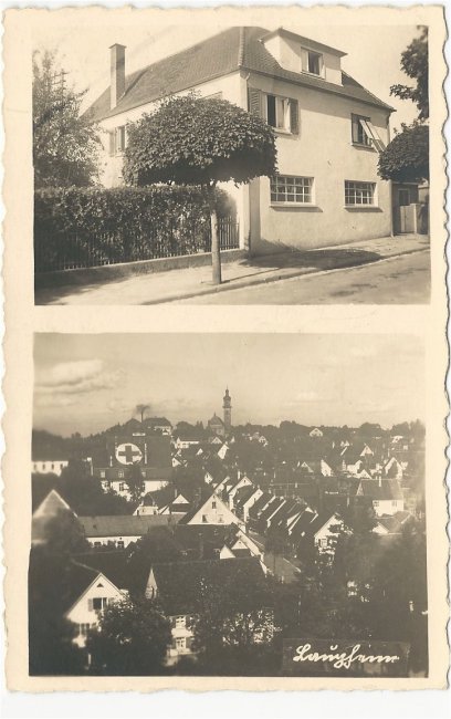 Laupheim (Vorderseite der Ansichtskarte)