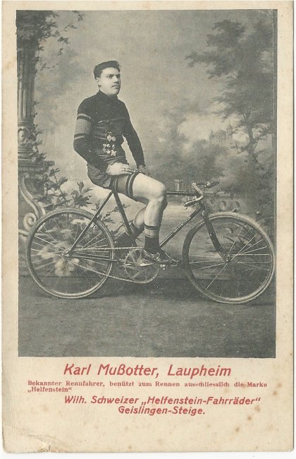 Karl Mußotter, Laupheim (Vorderseite der Ansichtskarte)