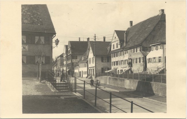 Kapellenstraße (Vorderseite der Ansichtskarte)