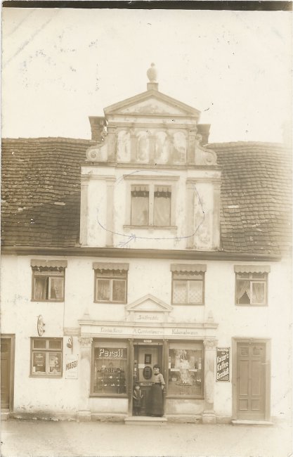 Haus Gerstenlauer, Mittelstraße 25 (Vorderseite der Ansichtskarte)