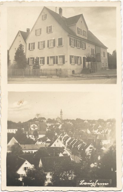 Haus Beck, Pfarrer-Aich-Str. 1 (Vorderseite der Ansichtskarte)