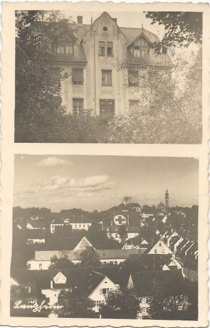 Laupheim - Haus Speth (Vorderseite der Ansichtskarte)