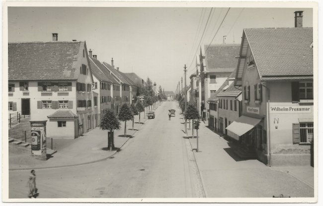 Kapellenstraße (Vorderseite der Ansichtskarte)