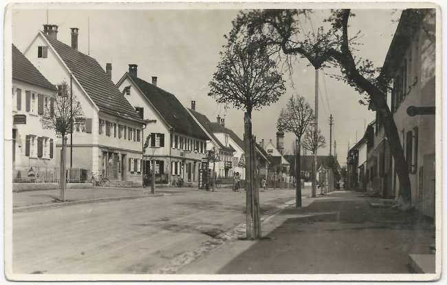 Kapellenstraße (Vorderseite der Ansichtskarte)