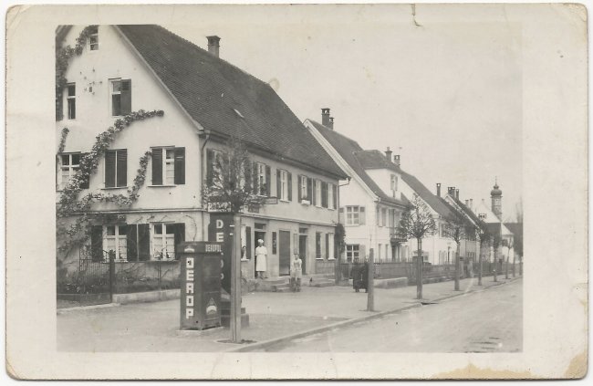 Kapellenstraße (Vorderseite der Ansichtskarte)