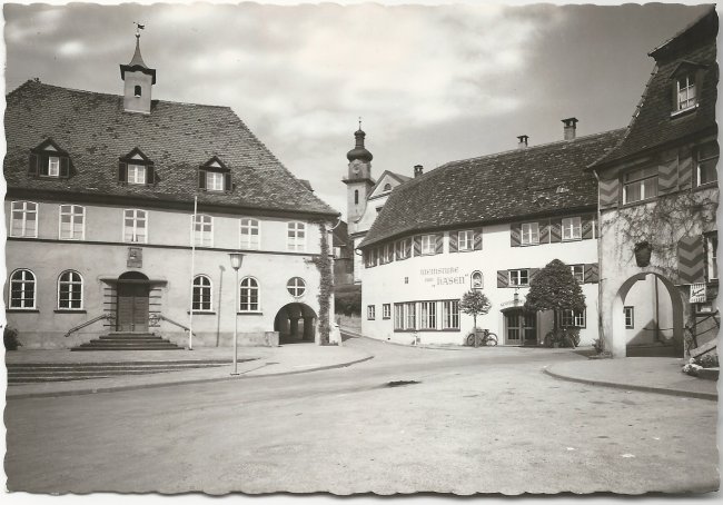 Oberer Marktplatz (Vorderseite der Ansichtskarte)