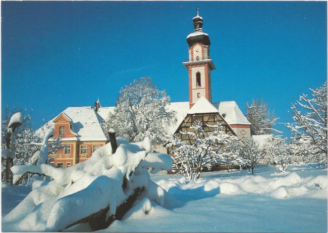 Peter und Paul - Kirche (Vorderseite der Ansichtskarte)