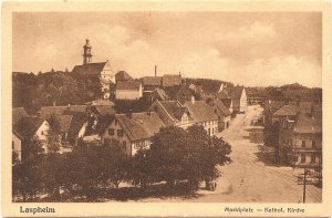 Laupheim, Marktplatz - Kathol. Kirche