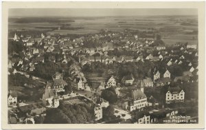 Laupheim vom Flugzeug aus Laupheim vom Flugzeug aus