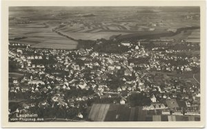 Laupheim vom Flugzeug aus